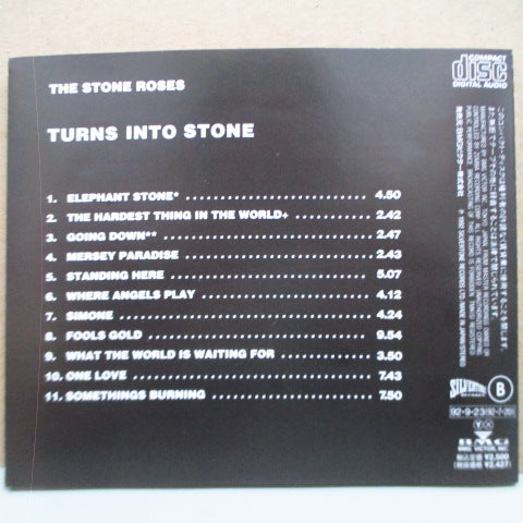 STONE ROSES 、 THE-Turns Into Stone (Japan Orig.CD)