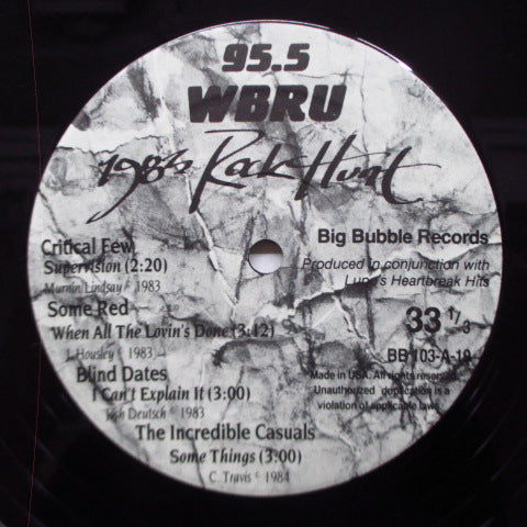 V.A. - 95.5 WBRU 1983 Rock Hunt (US Orig.LP)