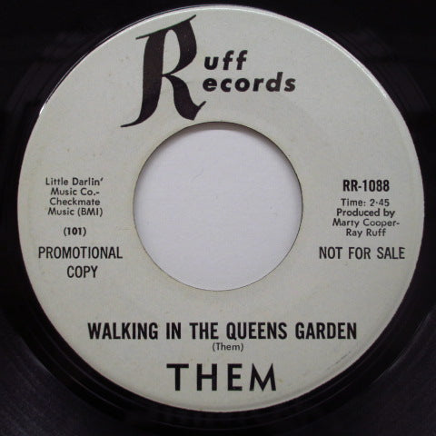 THEM - Walking In The Queens Garden (US Ruff Promo 7")
