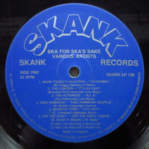 V.A. - Ska For Ska's Sake (UK Orig.LP)