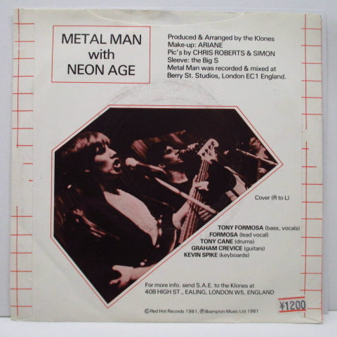 KLONES, THE - Metal Man (UK Orig.7")
