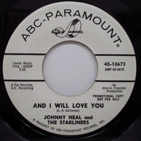 JOHNNY NEAL AND THE STARLINERS - Walk Baby Walk (US Promo 7")