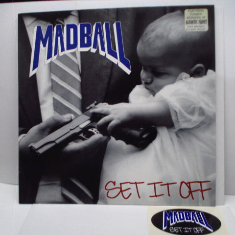 MADBALL - Set It Off (Dutch Orig.LP+Free Sticker/Stickered CVR)