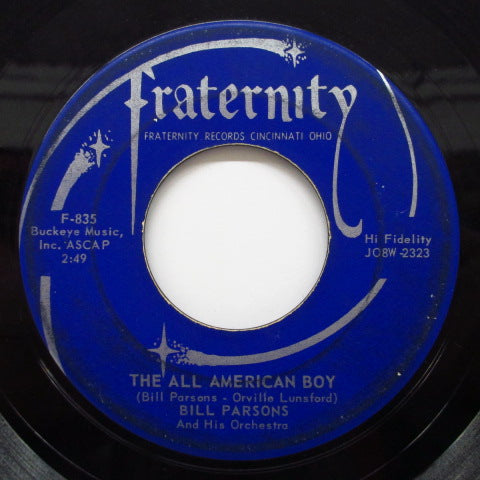 BILL PARSONS (BOBBY BARE) - Rubber Dolly / The All American Boy