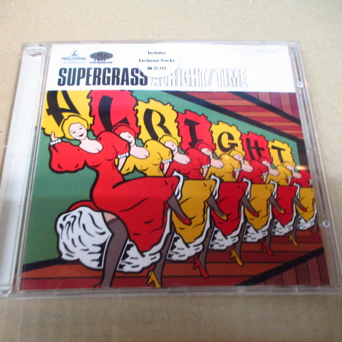 SUPERGRASS - Alright / Time (UK Orig.4-Track CD-EP)