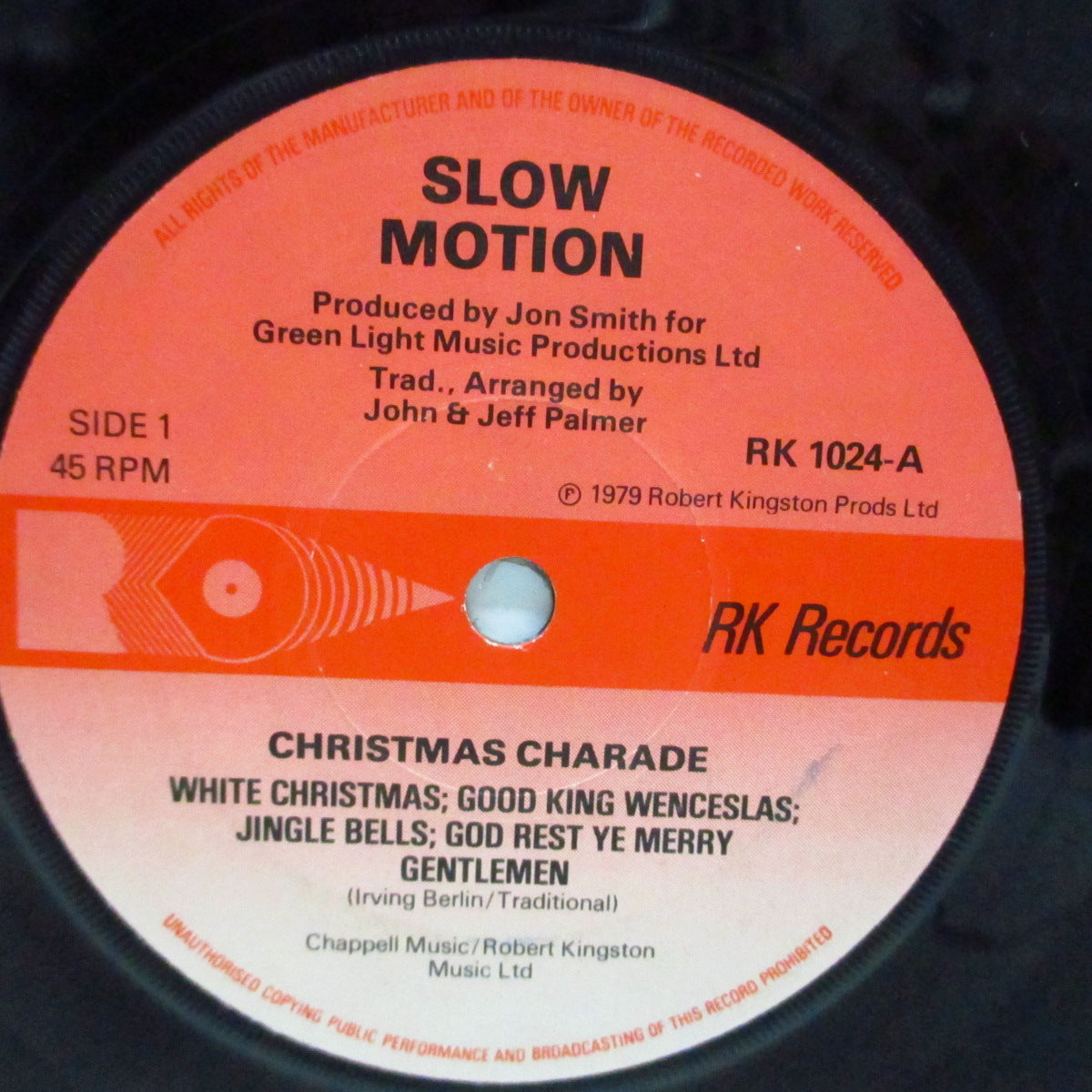 SLOW MOTION - Christmas Charade (UK Orig.7")