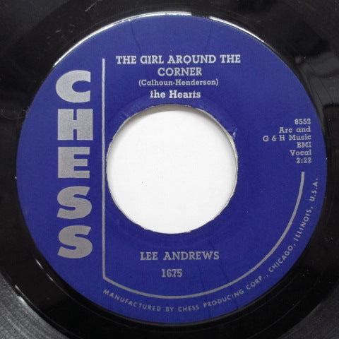 LEE ANDREWS & THE HEARTS - Teardrops ('57 Reissue/Chess-1675)