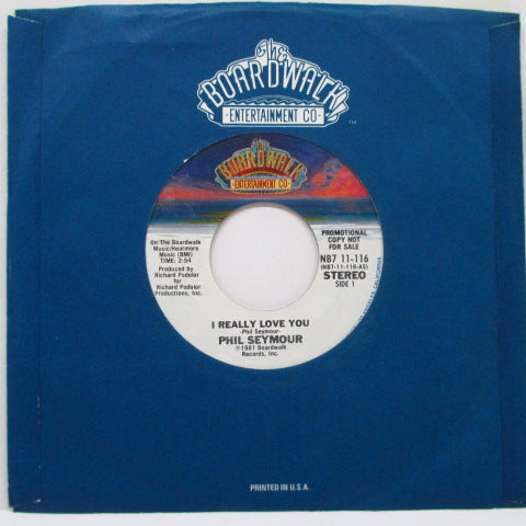 PHIL SEYMOUR - I Really Love You (US Promo 7"+CS)