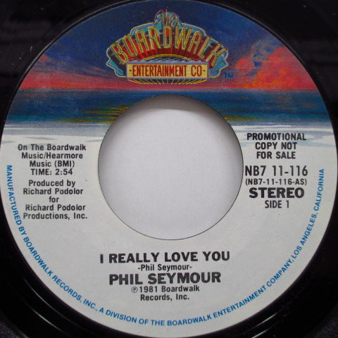 PHIL SEYMOUR - I Really Love You (US Promo 7"+CS)