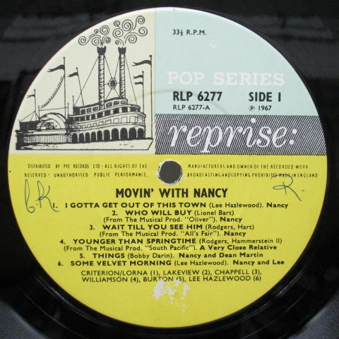 NANCY SINATRA - Movin' With Nancy (UK Orig.Mono LP/CFS)
