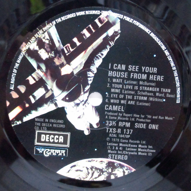 CAMEL (キャメル)  - I Can See Your House From Here (UK オリジナル LP+インナー/コーティングジャケ