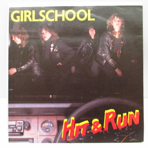 GIRLSCHOOL - Hit & Run / Tonight (UK Orig.7"+PS)