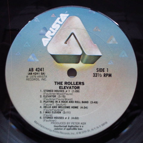 ROLLERS, THE (ザ ・ローラーズ) -  Elevator (US オリジナル LP+インナー