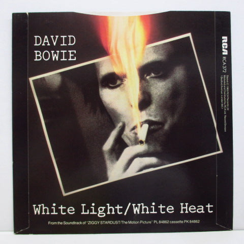 DAVID BOWIE (デヴィッド・ボウイ) - White Light / White Heat (UK オリジナル 「フラットセンター」7"+光沢固紙折り返しジャケ)