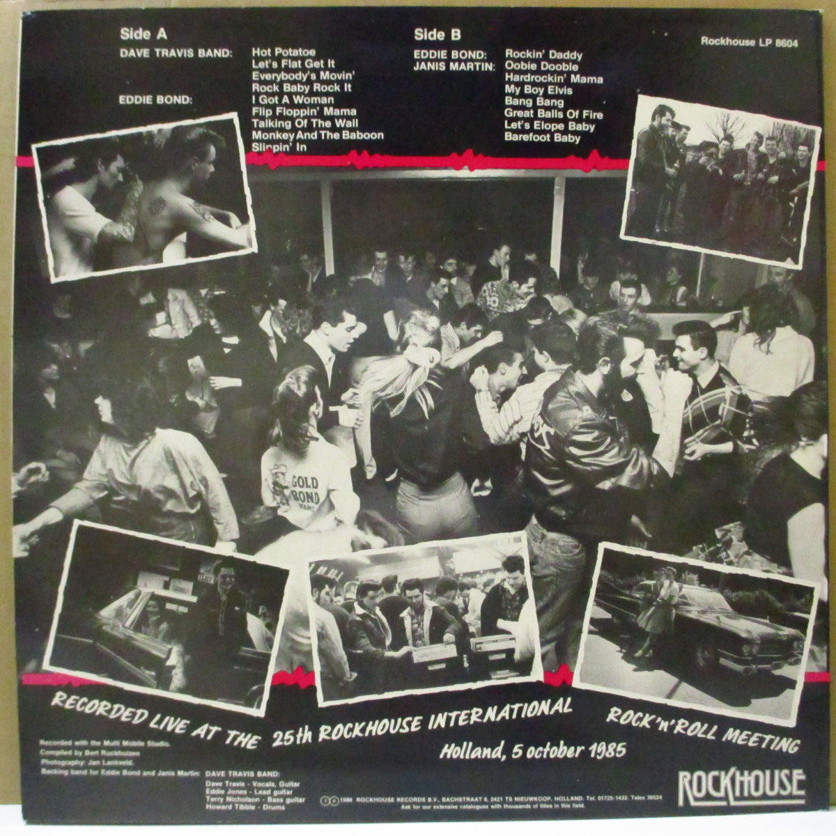 V.A. - Live At The Rockhouse 25 (Dutch Orig.LP)