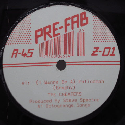 CHEATERS, THE (チーターズ)  - Triple 'A' (UK オリジナル 7"+Red PS)