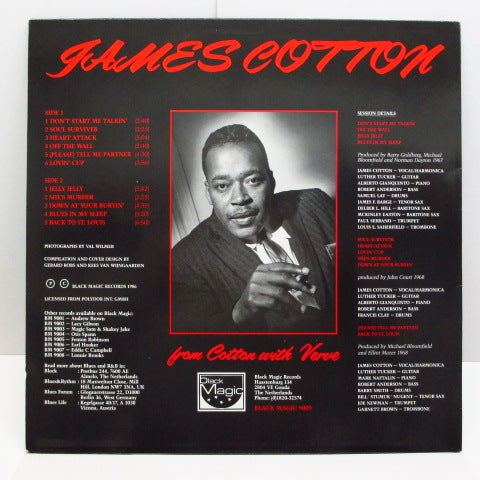 JAMES COTTON - From Cotton With Verve (DUTCH)