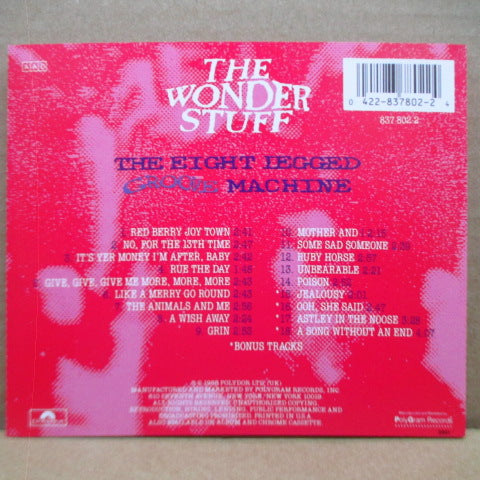 WONDER STUFF, THE (ザ・ワンダー・スタッフ)  - The Eight Legged Groove Machine (US オリジナル CD)
