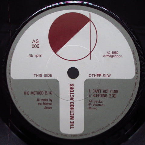 METHOD ACTORS, THE - This Is It (UK Orig.7")