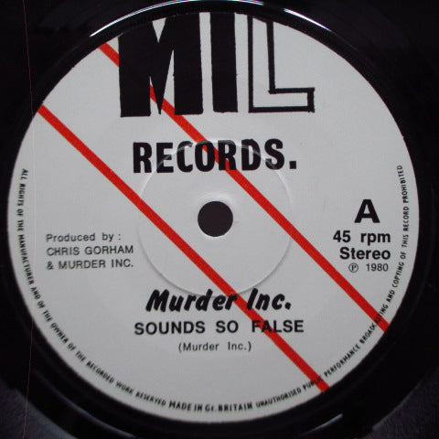 MURDER INC. - Sounds So False (UK Orig.7")