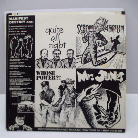 MANIFEST DESTINY - We Love Our Country (US Orig.7")