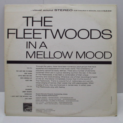 FLEETWOODS (フリートウッズ)  - In A Mellow Mood (US オリジナル・ステレオ LP)