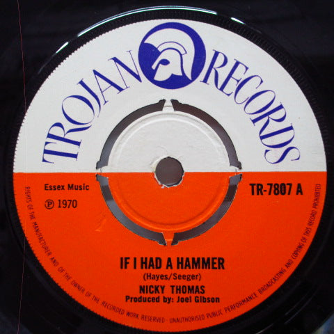 NICKY THOMAS - If I Had A Hammer (UK Orig.Round Center 7")
