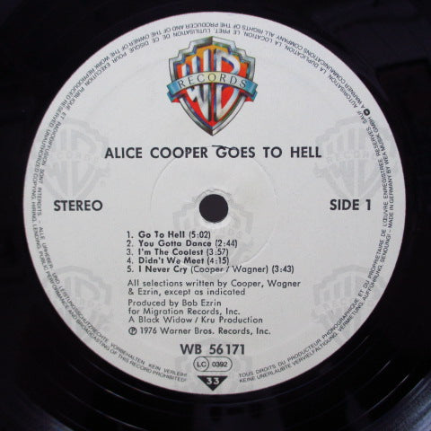 ALICE COOPER (アリス・クーパー)  - Goes To Hell (GERMAN 80's Reissue)