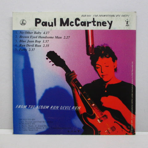 PAUL McCARTNEY - Run Devil Run (UK PROMO/#RDR-001)