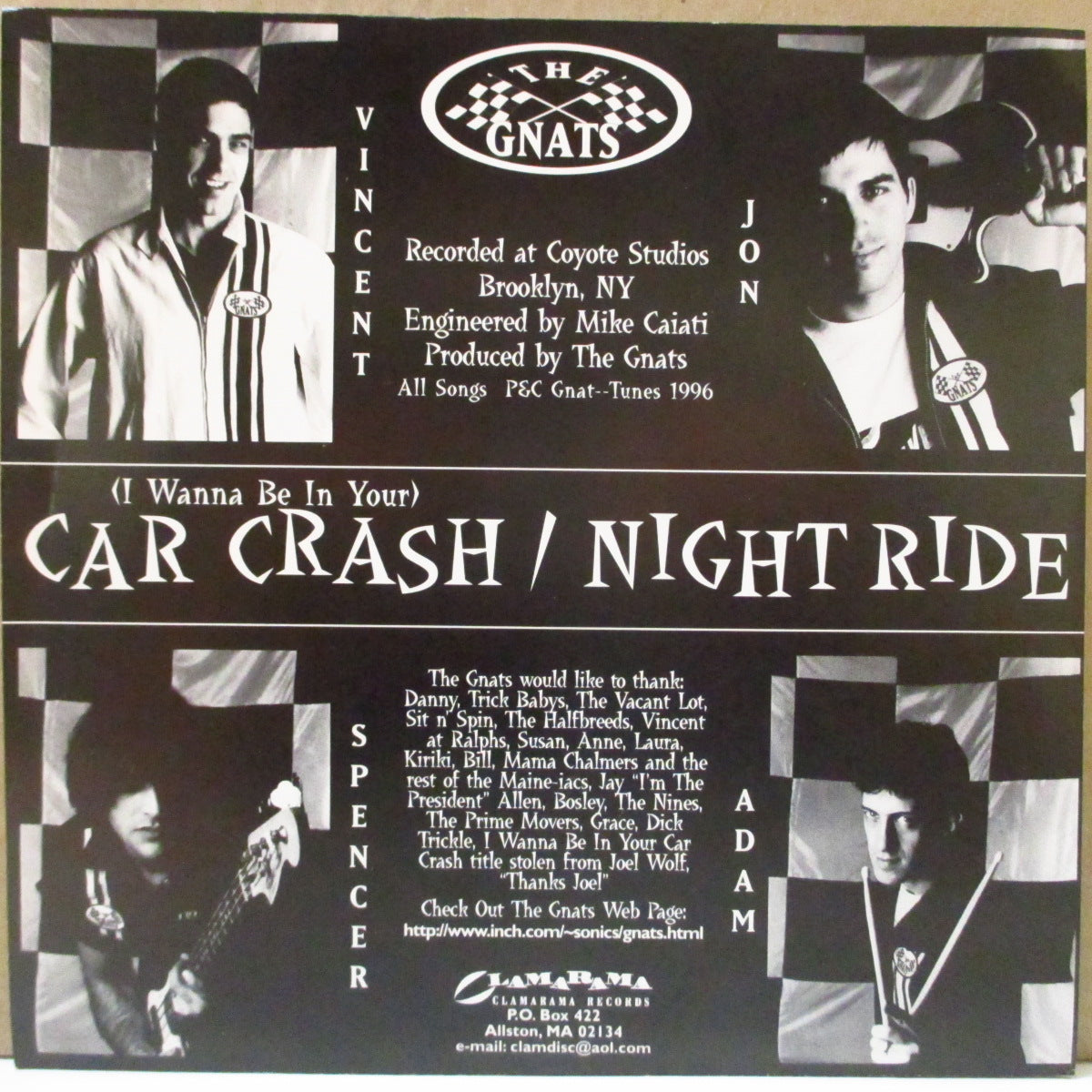 GNATS, THE - I Wanna Be In Your - Car Crash (US Orig.7")