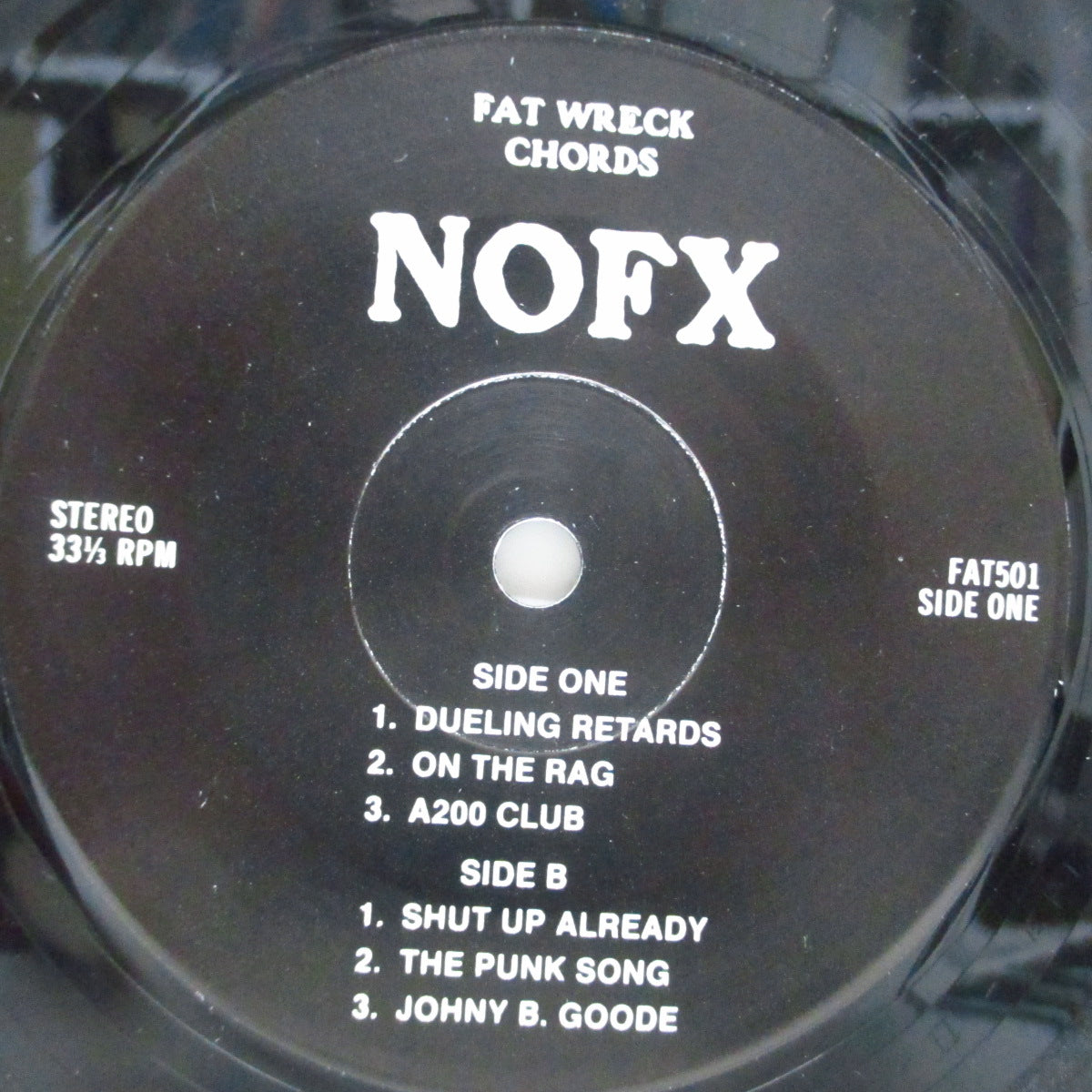 NOFX (ノーエフエックス)  - The P.M.R.C. Can Suck On This (US 90's再発 7"EP)