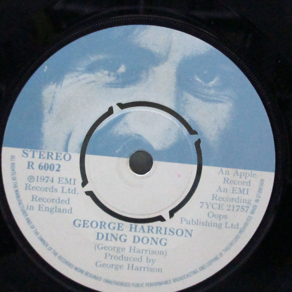 GEORGE HARRISON (ジョージ・ハリスン)  - Ding Dong (UK オリジナル 7"+黒カンパニースリーブ)