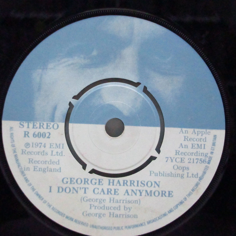 GEORGE HARRISON (ジョージ・ハリスン)  - Ding Dong (UK オリジナル 7"+黒カンパニースリーブ)