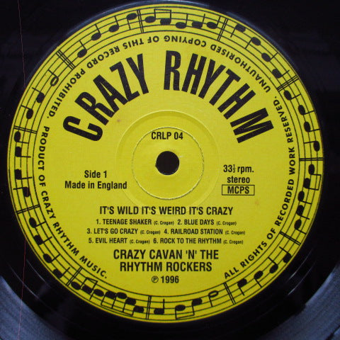 CRAZY CAVAN & THE RHYTHM ROCKERS - It's Wild It's Weird It's Crazy (UK Orig.LP)