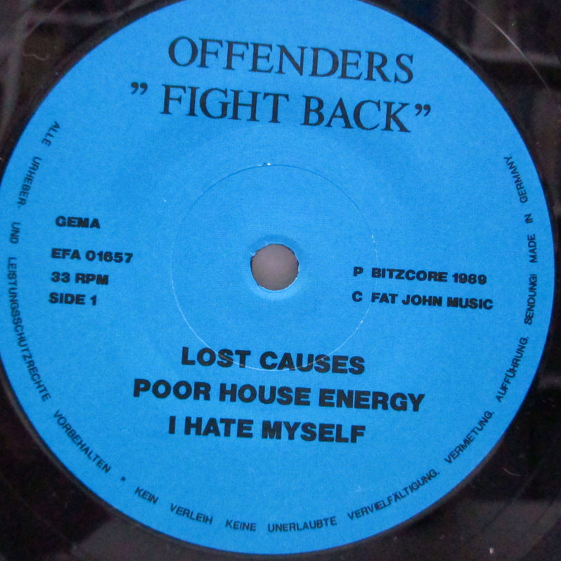 OFFENDERS (オフェンダーズ)  - Fight Back (German Orig.7")
