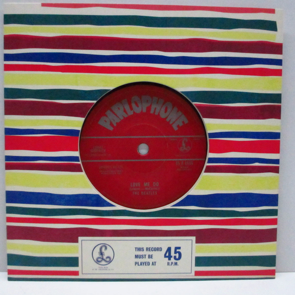 BEATLES - Love Me Do (EU '12 Withdrawn Reissue 7"+CS)