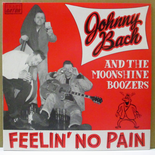JOHNNY BACH And The Moonshine Boozers  (ジョニー・バッハ・アンド・ザ・ムーンシャイン・ブーザーズ)  - Feelin No Pain (UK Orig.10")