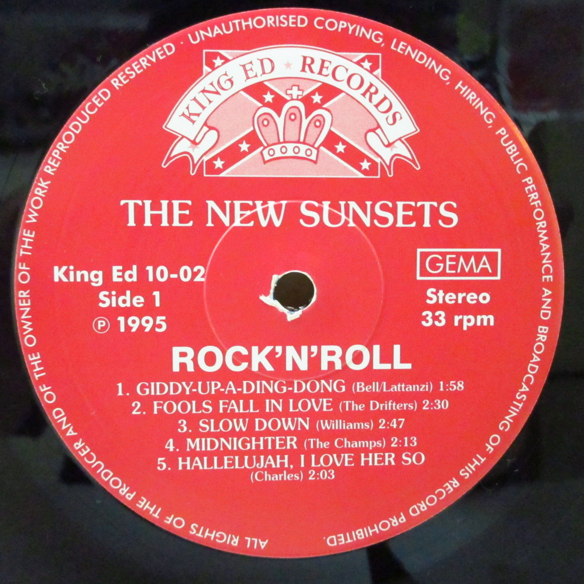 NEW SUNSETS, THE (ザ・ニュー・サンセッツ)  - Rock'n'Roll (German Orig.10") 