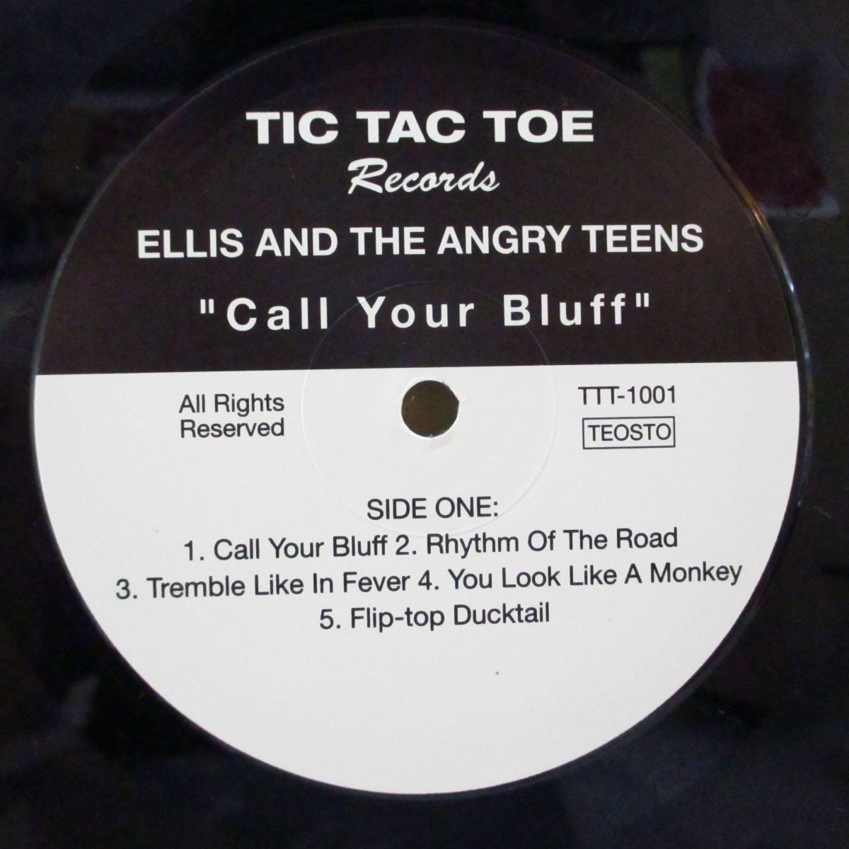 ELLIS AND THE ANGRY TEENS (エリス・アンド・ジ・アングリー・ティーンズ)  - Call Your Bluff! (Finland Orig.10")