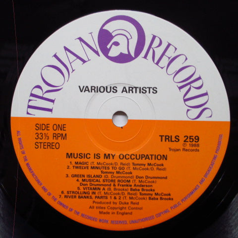 V.A. - Music Is My Occupation / Ska Instrumentals (UK Orig.LP)