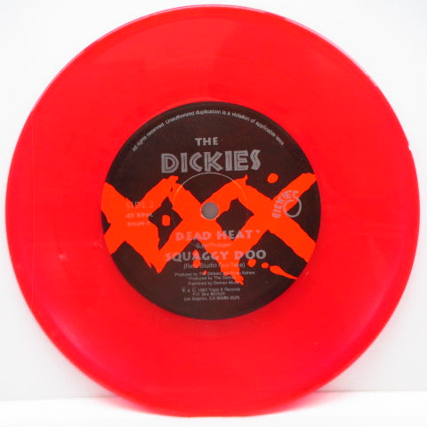 DICKIES, THE (ザ・ディッキーズ) - Roadkill (US Ltd.Red Vinyl 7")