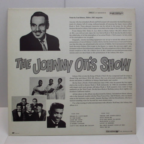 JOHNNY OTIS SHOW (ジョニー・オーティス・ショー)  - The Johnny Otis Show (France '82 Reissue Black Label Mono LP/No Barcord)