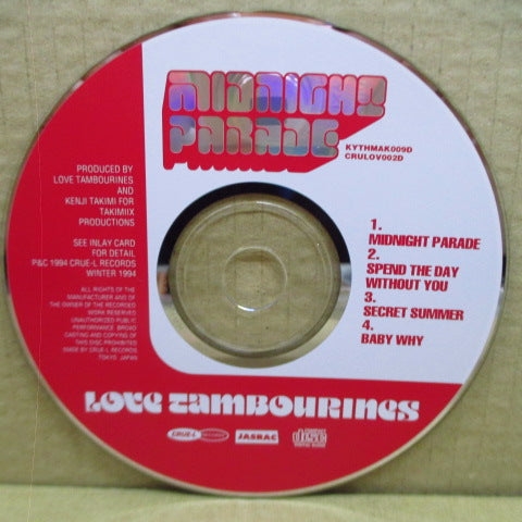 LOVE TAMBOURINES - Midnight Parade (Japan Orig.CD-EP)