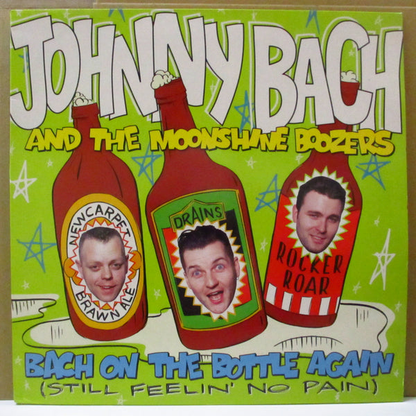 JOHNNY BACH And The Moonshine Boozers  (ジョニー・バッハ・アンド・ザ・ムーンシャイン・ブーザーズ)  - Bach On The Bottle Again - Still Feelin' No Pain (UK Orig.LP)