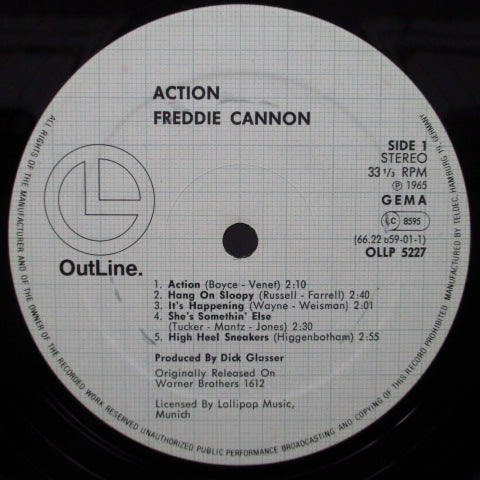 FREDDIE CANNON (FREDDY CANNON) (フレディ・キャノン) - Action! (独Re)