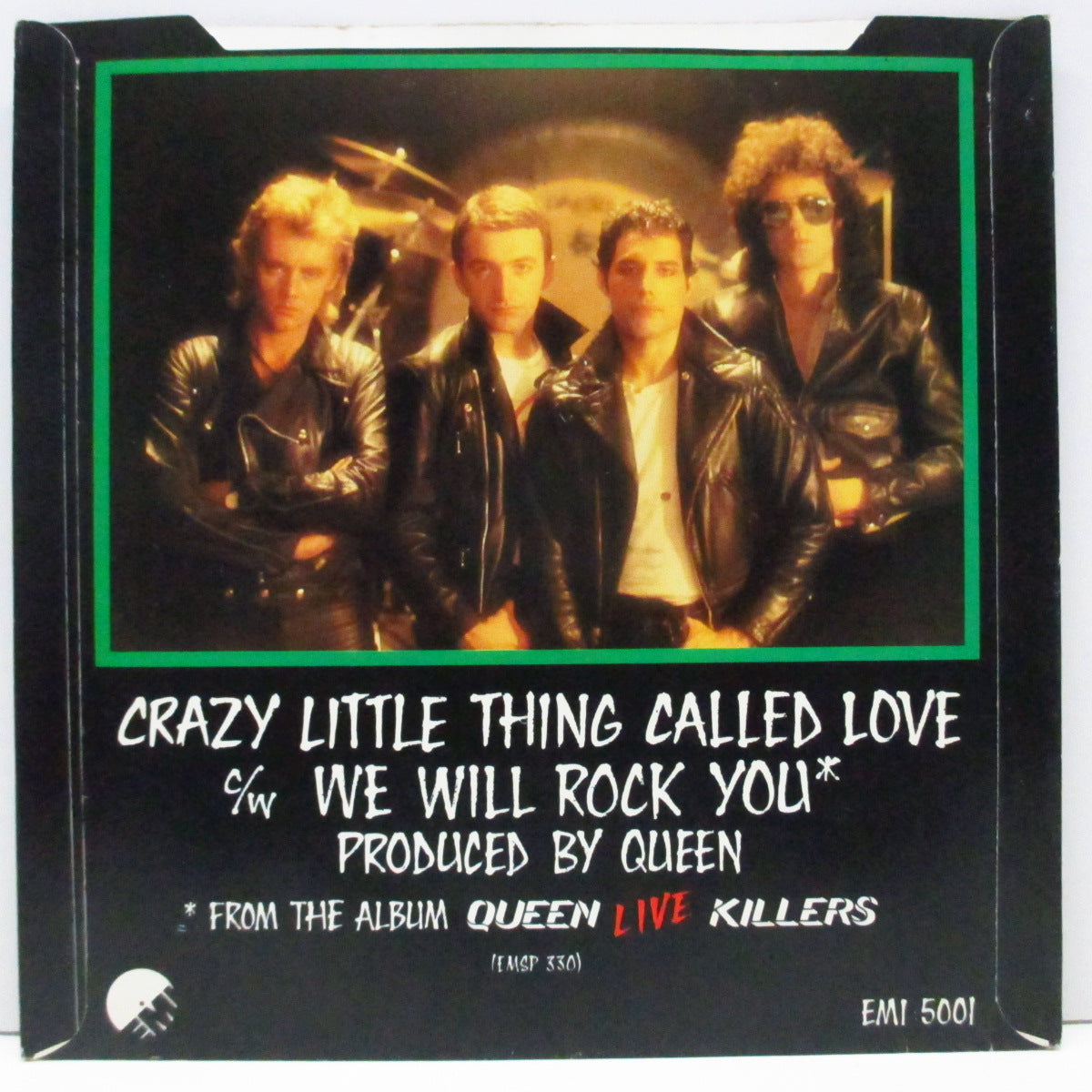 QUEEN (クイーン)  - Crazy Little Thing Called Love (UK オリジナル「ラウンドセンター」7"+光沢固紙ジャケ)