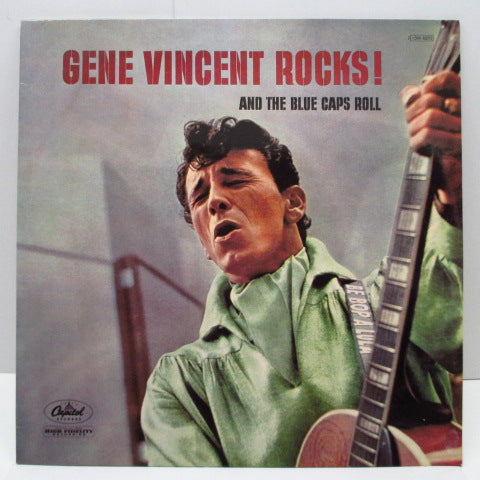 GENE VINCENT - Rocks! And The Blue Caps Roll (France '76 Re Mono LPP)