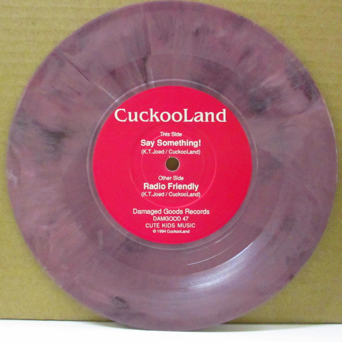 CUCKOOLAND (クックーランド)  - Radio Friendly (UK Limited Purple Vinyl 7")