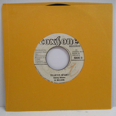 DELROY WILSON - Joe Liges / Tear Us Apart (Jamaica 7")