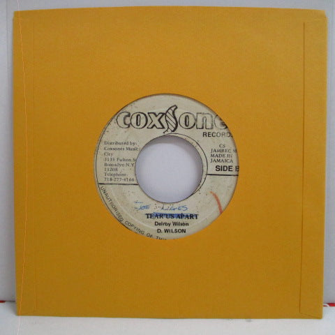 DELROY WILSON - Joe Liges / Tear Us Apart (Jamaica 7")